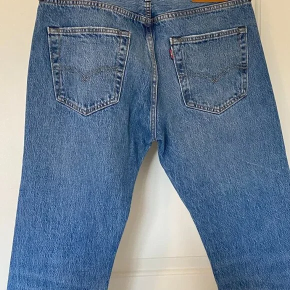 Levi’s 501 Reworked Vintage Denim – Size 32x30 (DIY One of a Kind) - Picture 2 of 2